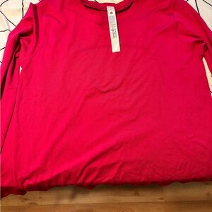 lululemon athletica Vibrant Pink Long Sleeve Top